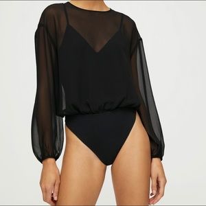 Aritzia Wilfred Talmont Blouse, Large, bodysuit